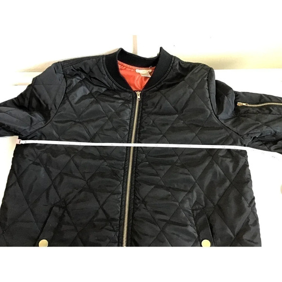 Wet Seal Womens Small Black Long Full Zipper Jacket - Picture 6 of 15